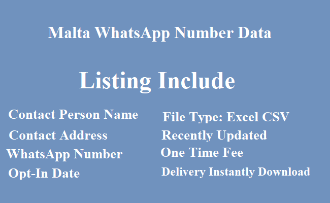 马耳他 WhatsApp 列表