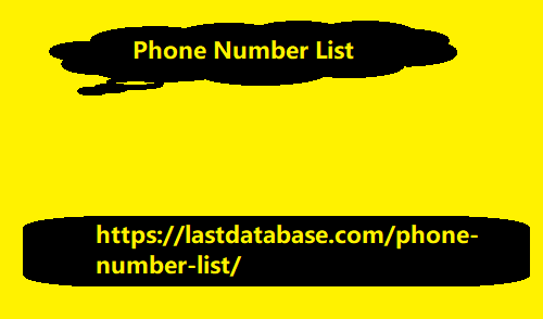 Phone Number List